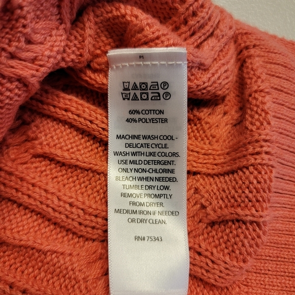 Jones New York Women's V Neck Knit Sweater Size XL - Picture 7 of 7